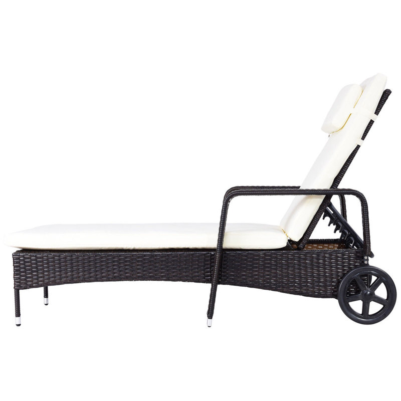 Red Barrel Studio® Tion All Weather Wicker Chaise Lounge & Reviews